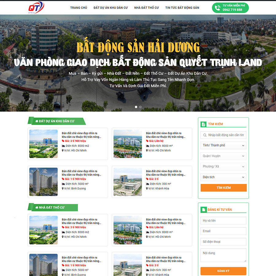 Website Bất Động Sản 55