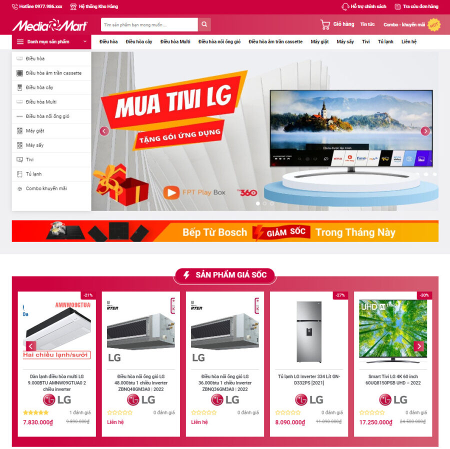 Website Điện Máy 2