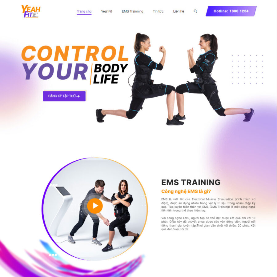 Website Phòng Tập Gym 1