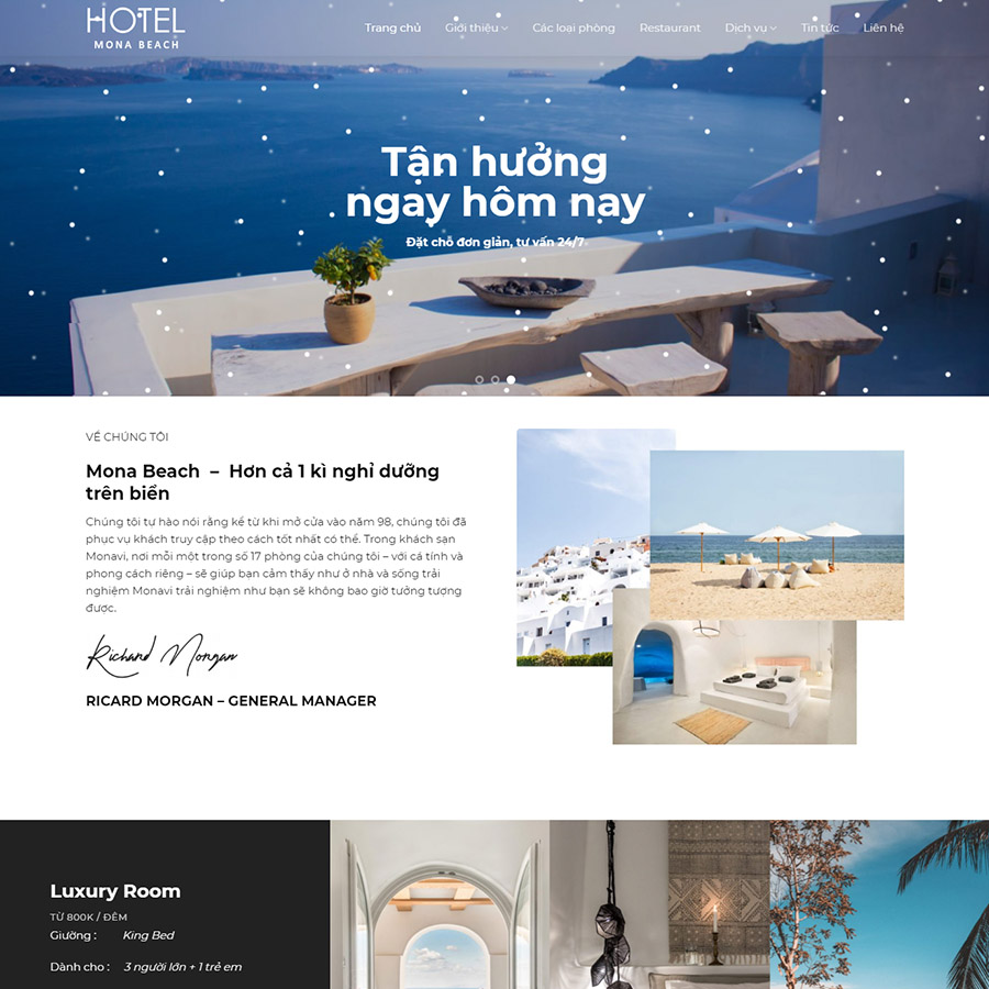 Website Khách Sạn 3