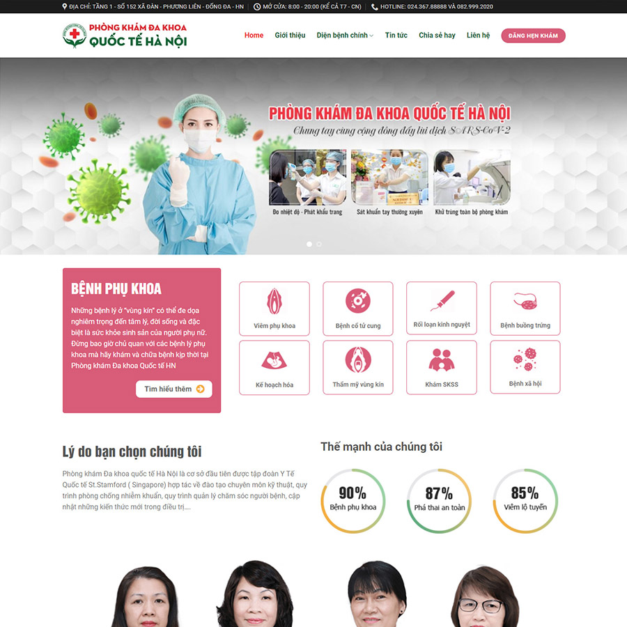 Website Phòng Khám 1