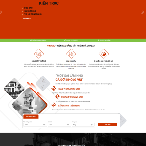Website Kiến trúc - Nội Thất 5