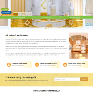 Website mỹ phẩm 16