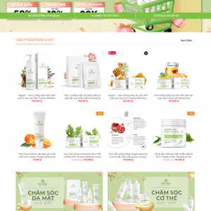 Website bán Mỹ phẩm 14