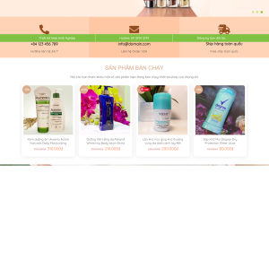 Website bán Mỹ phẩm 15