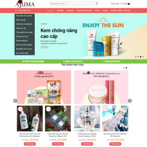 Website bán Mỹ phẩm 5