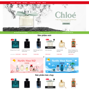 Website nước hoa